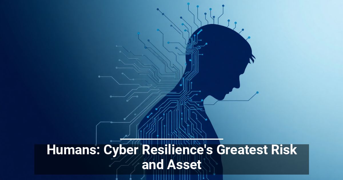 Humans: Cyber Resilience’s Greatest Risk and Asset
